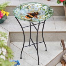 5050642113069 1 Bee Design Glass Bird Bath.jpg